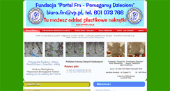 Desktop Screenshot of portalfm.net.pl
